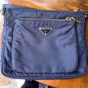 PRADA Tessuto Nylon Bag in Blue